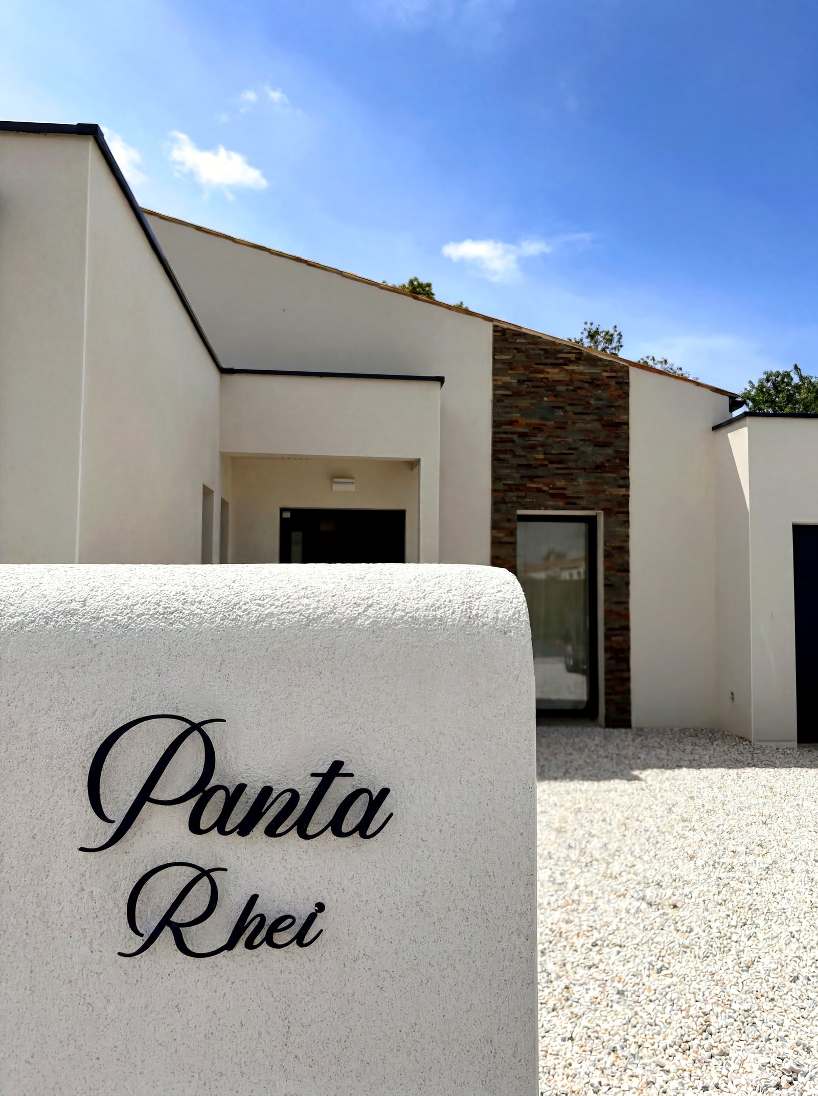 Villa Panta Rhei — façade et entrée